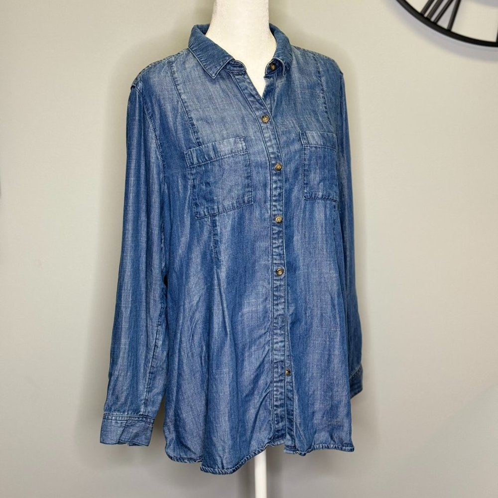 J.Jill -  Denim Top